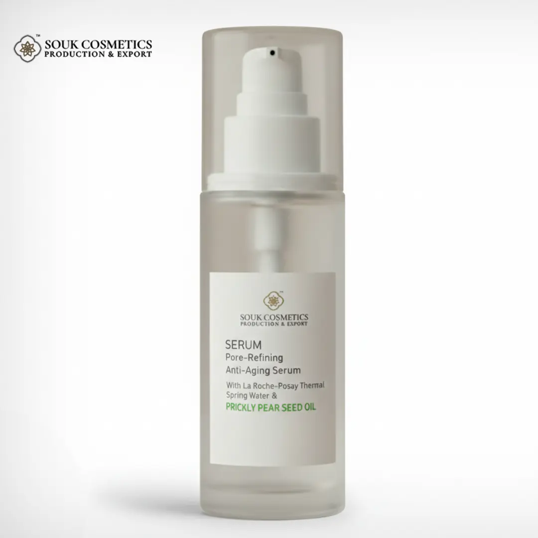 Anti-aging facial serum bottle for premium skincare wholesale collections