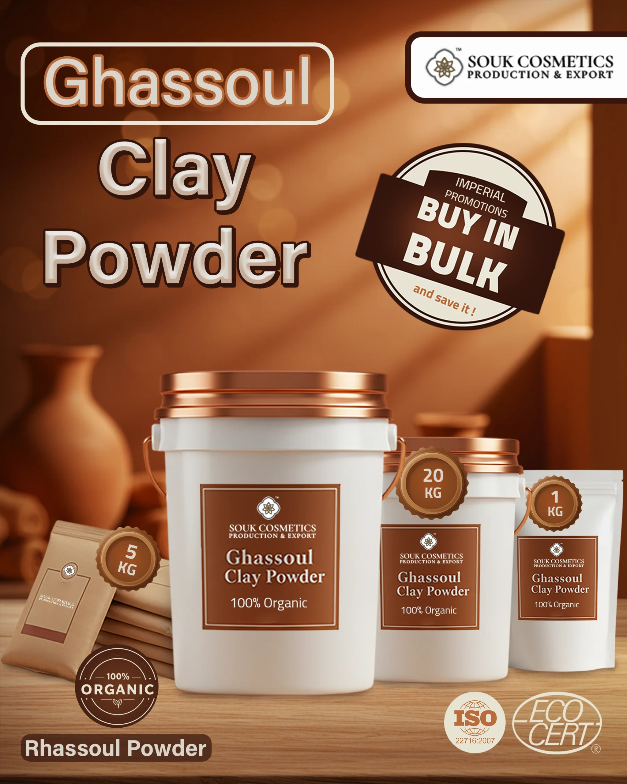 Ghassoul powder private label
