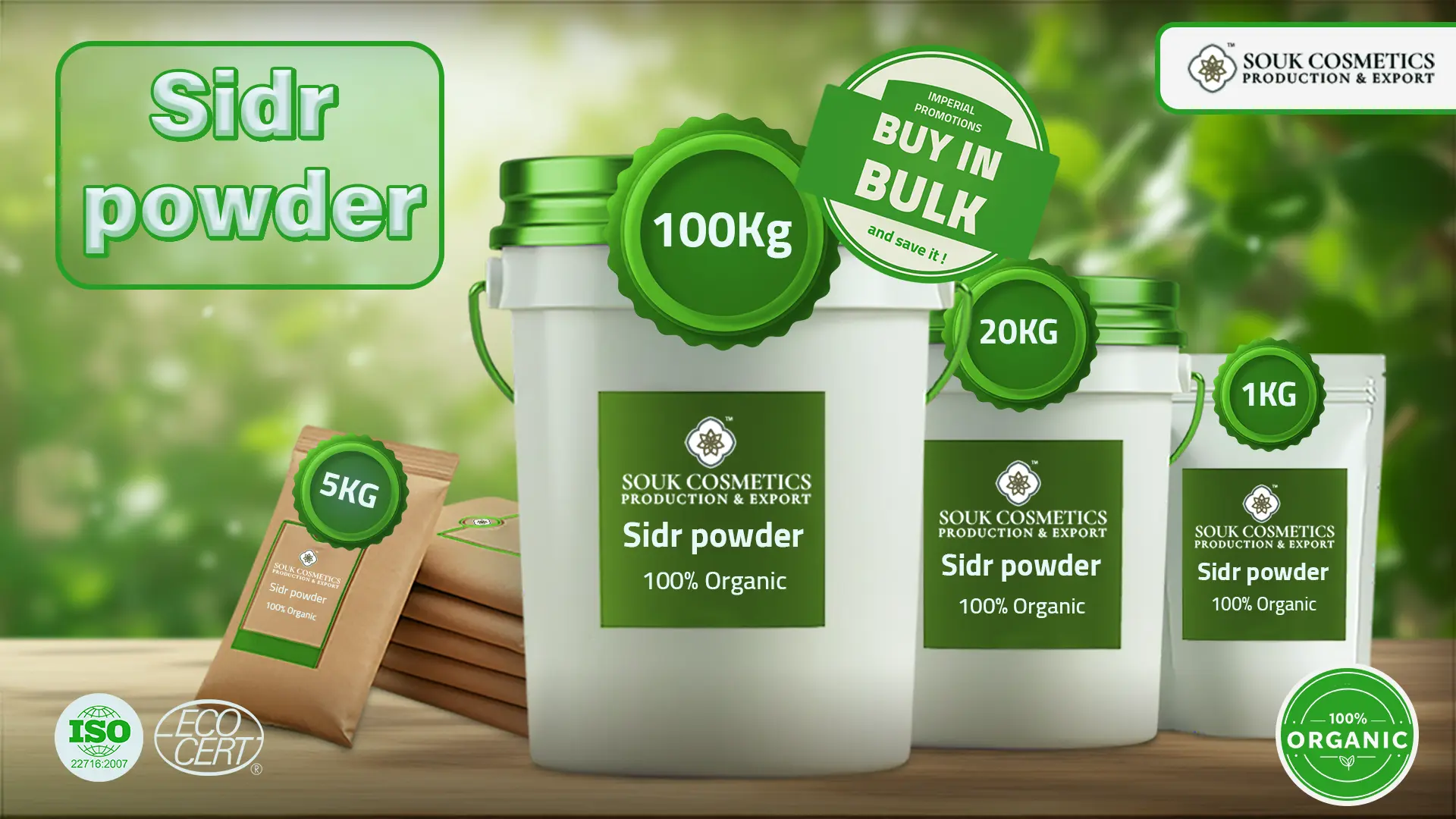 Premium Moroccan Sidr Powder in a traditional Moroccan bowl