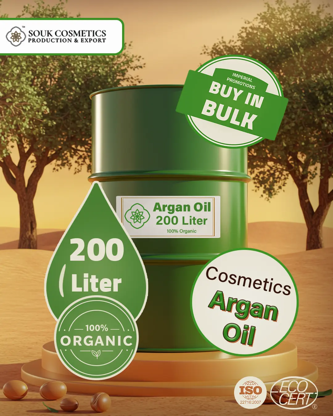 Argan Oil 200 Liter