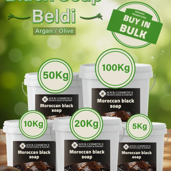 Moroccan Black Beldi Soap Wholesale Supplier
