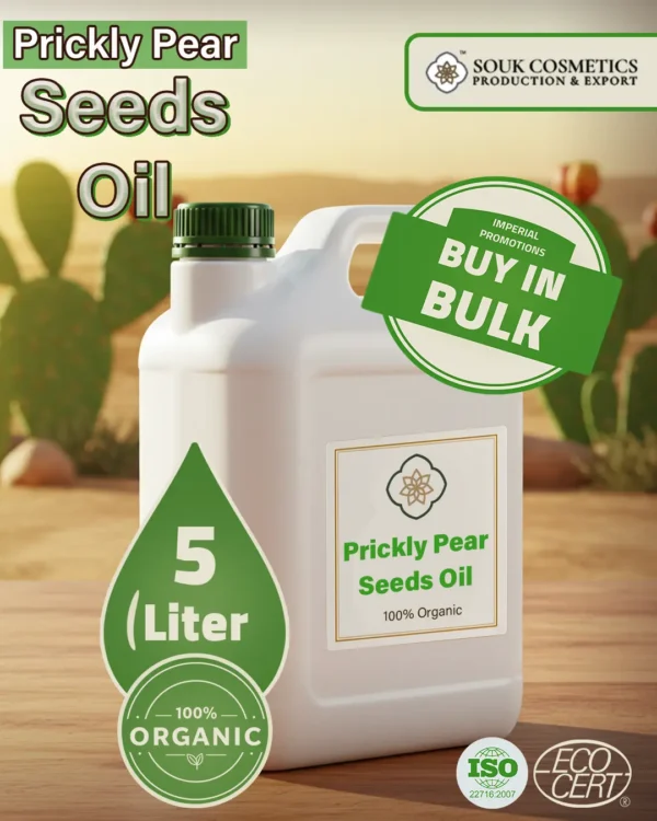 Organic prickly pear seed oil wholesale 5L