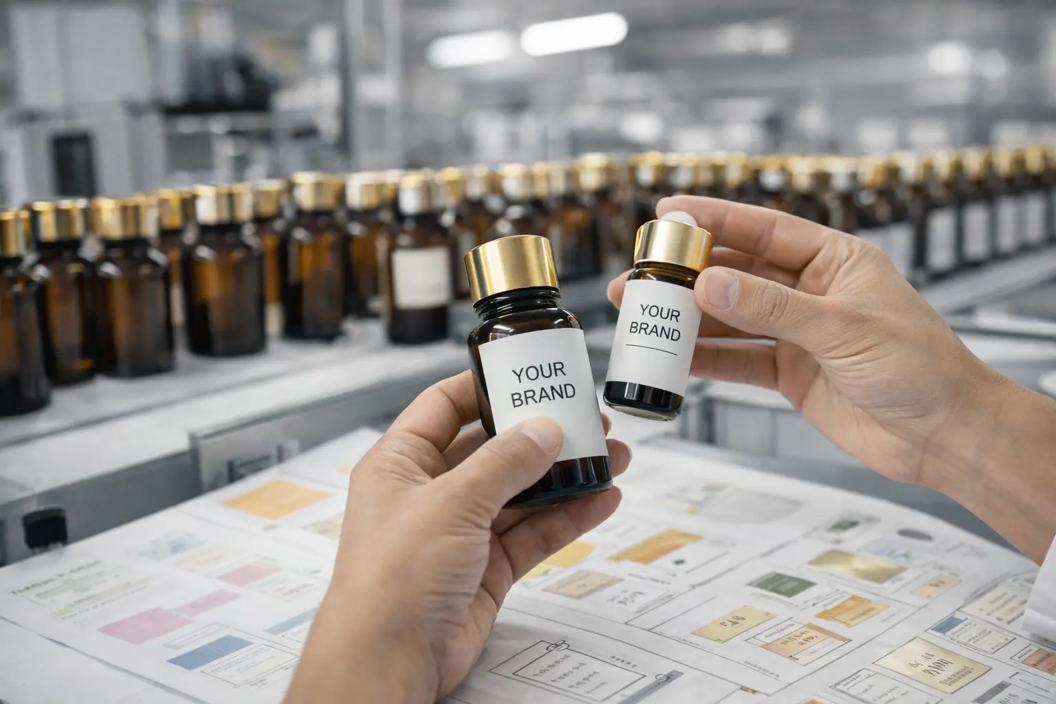 Private label Moroccan beauty products collection