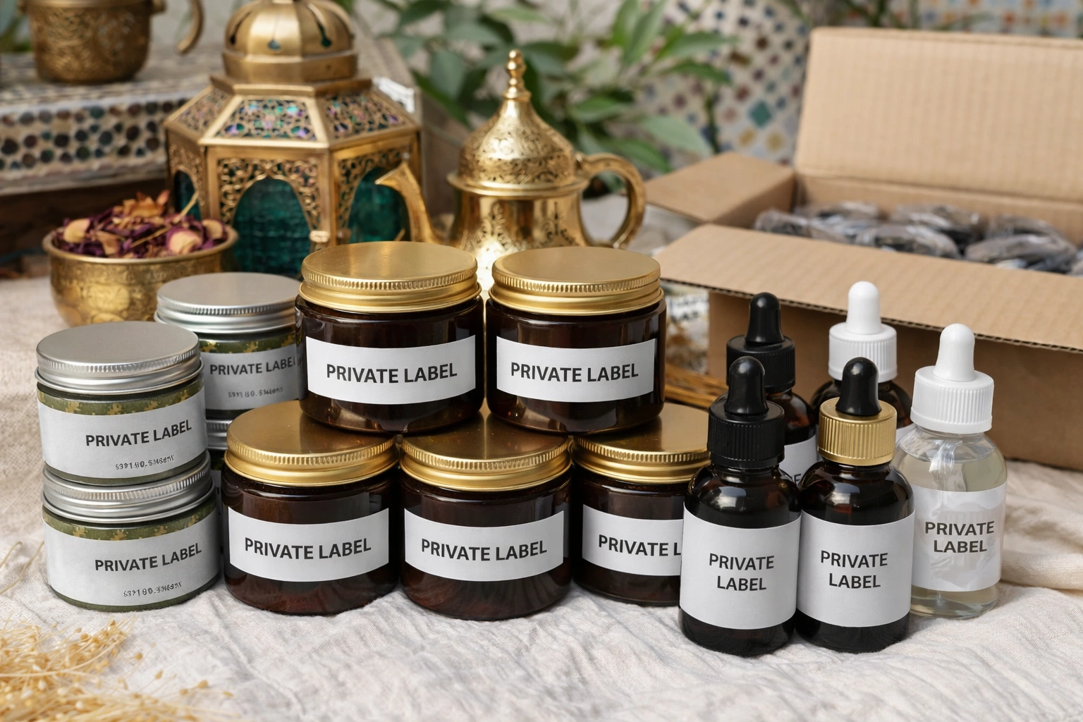 Step-by-step private label process for Souk Cosmetics